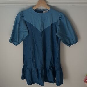 Kids Casual Blue Dress Nwot
